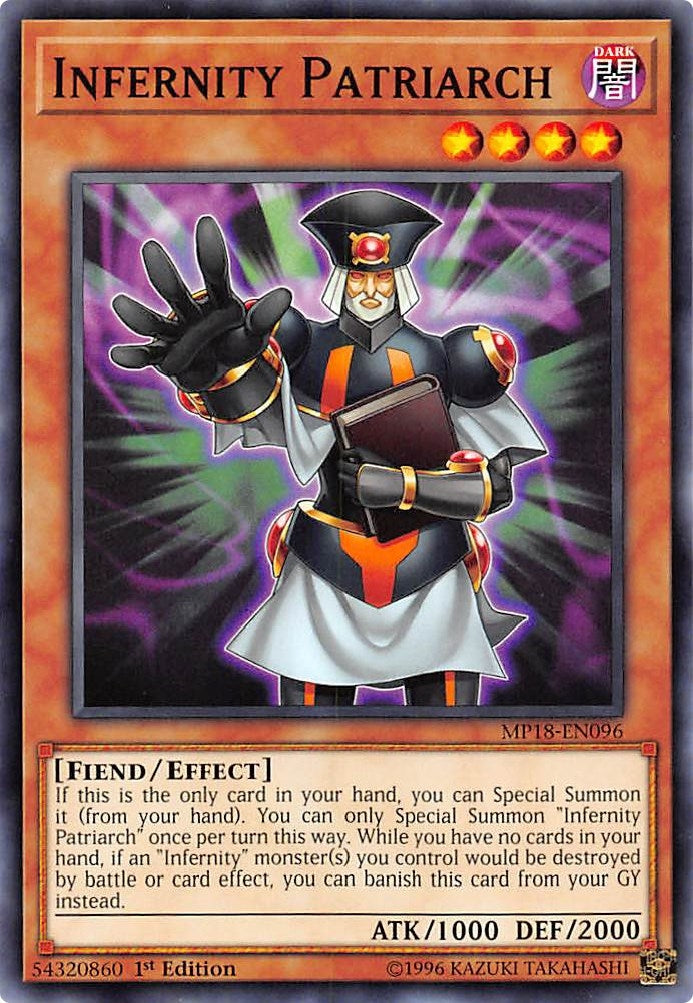 Image for Infernity Patriarch (2018 Mega-Tins Mega Pack) (MP18-EN096) - YuGiOh