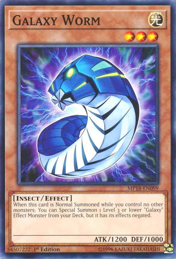Image for Galaxy Worm (2018 Mega-Tins Mega Pack) (MP18-EN099) - YuGiOh