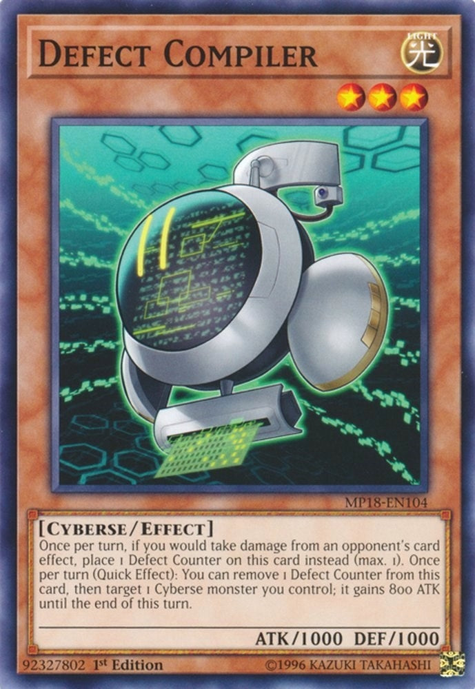 Image for Defect Compiler (2018 Mega-Tins Mega Pack) (MP18-EN104) - YuGiOh