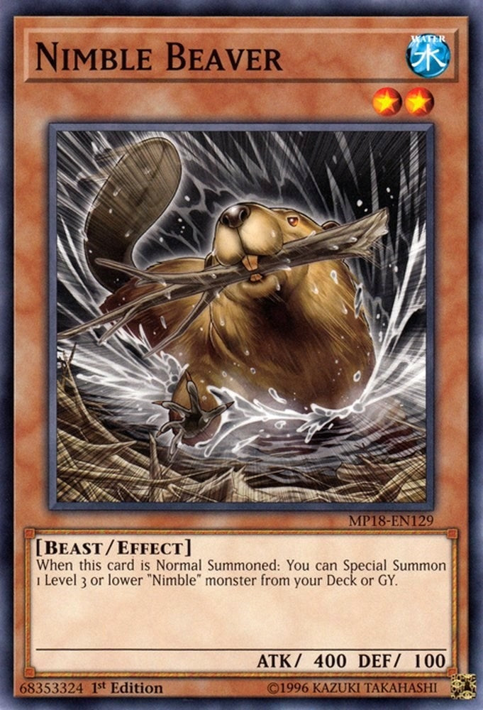 Image for Nimble Beaver (2018 Mega-Tins Mega Pack) (MP18-EN129) - YuGiOh