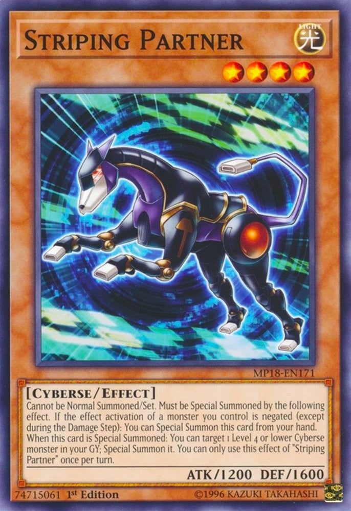 Image for Striping Partner (2018 Mega-Tins Mega Pack) (MP18-EN171) - YuGiOh