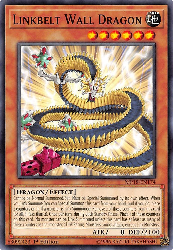 Image for Linkbelt Wall Dragon (2018 Mega-Tins Mega Pack) (MP18-EN174) - YuGiOh