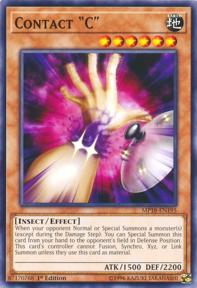 Image for Contact "C" (2018 Mega-Tins Mega Pack) (MP18-EN195) - YuGiOh