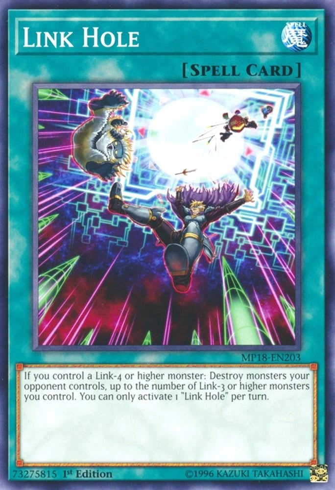 Image for Link Hole (2018 Mega-Tins Mega Pack) (MP18-EN203) - YuGiOh