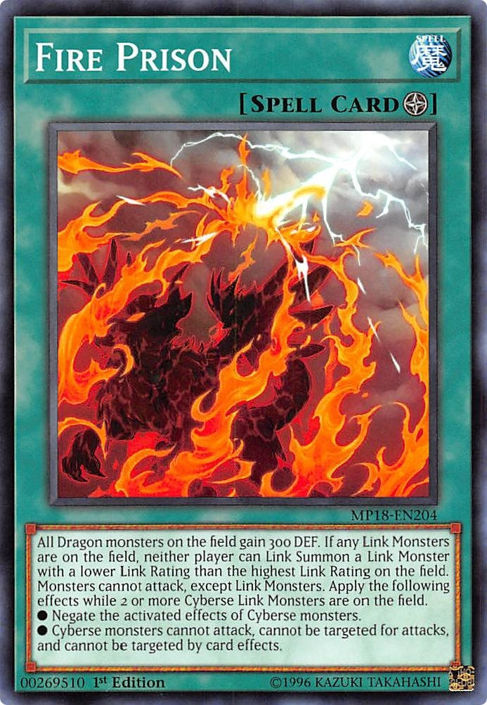Image for Fire Prison (2018 Mega-Tins Mega Pack) (MP18-EN204) - YuGiOh