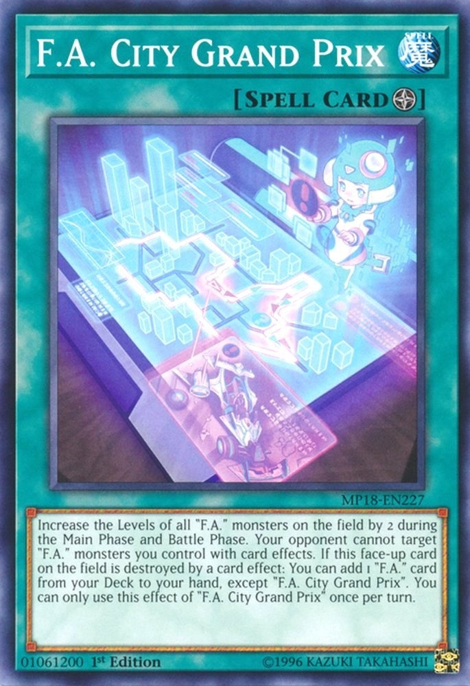 Image for F.A. City Grand Prix (2018 Mega-Tins Mega Pack) (MP18-EN227) - YuGiOh