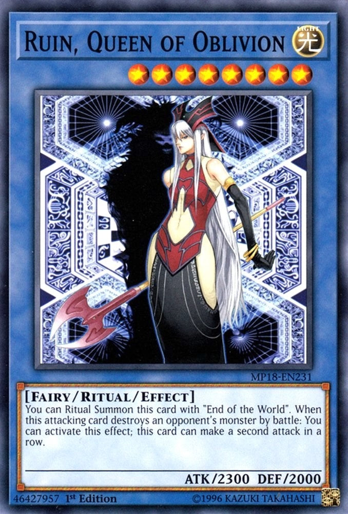 Image for Ruin, Queen of Oblivion (2018 Mega-Tins Mega Pack) (MP18-EN231) - YuGiOh
