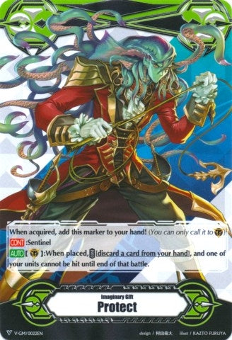 Image for Imaginary Gift [Protect] - King of Demonic Seas, Basskirk (Gift Markers) (V-GM/0022EN) - Cardfight Vanguard