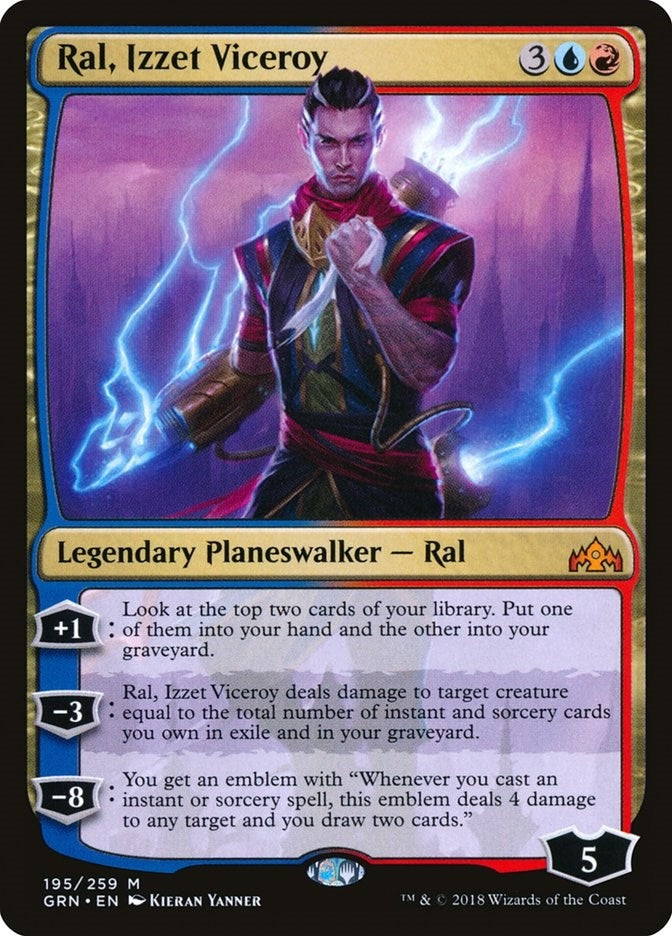 Image for Ral, Izzet Viceroy (Guilds of Ravnica) (195) - Magic: The Gathering