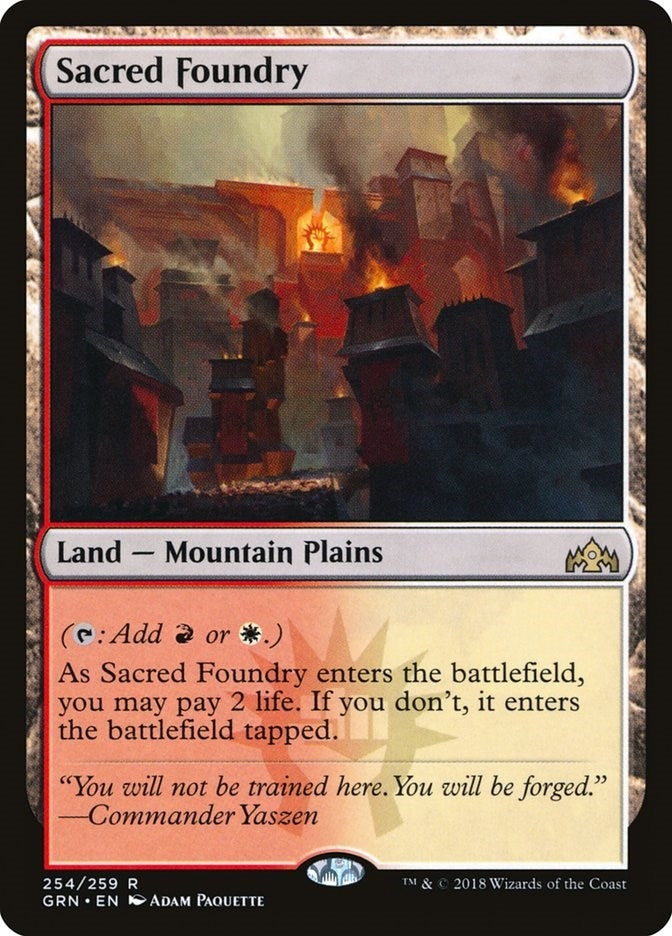 Image for Sacred Foundry (Guilds of Ravnica) (254) - Magic: The Gathering