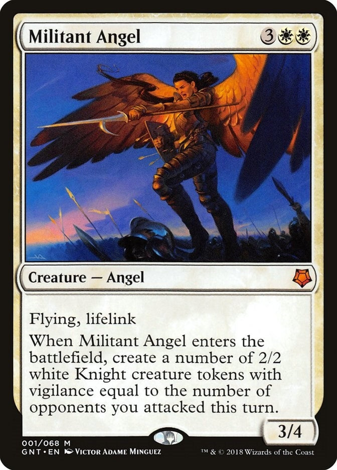 Image for Militant Angel (Magic Game Night) (1) - Magic: The Gathering