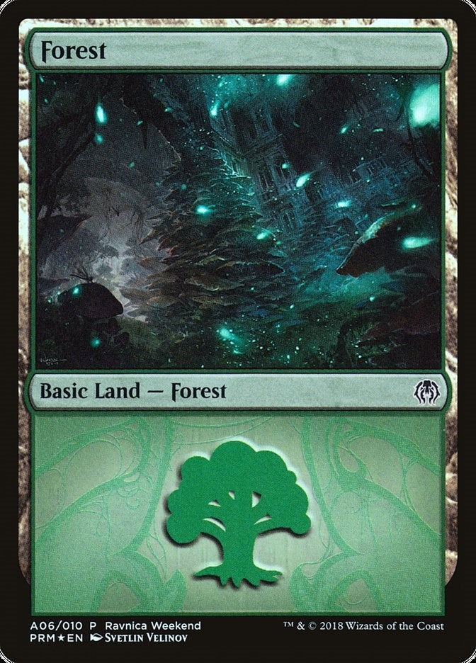 Image for Forest - Golgari (A06) (Launch Party & Release Event Promos) (6) - Magic: The Gathering