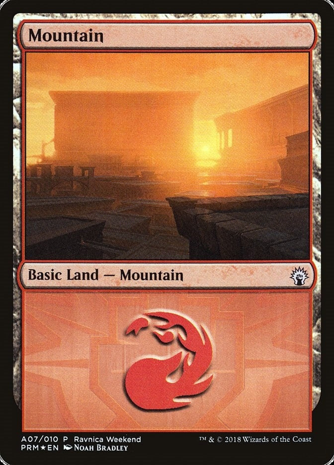 Image for Mountain - Boros (A07) (Launch Party & Release Event Promos) (7) - Magic: The Gathering