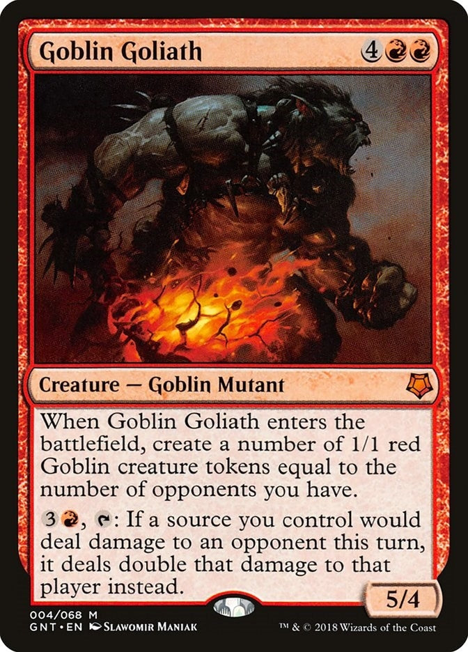Image for Goblin Goliath (Magic Game Night) (4) - Magic: The Gathering
