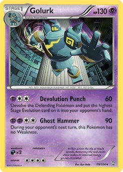 Image for Golurk - 59/124 (EX Dragons Exalted) (Deck Exclusives) (059/124) - Pokemon