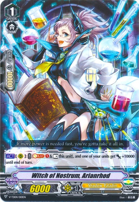 Image for Witch of Nostrum, Arianrhod (V-TD04: Ren Suzugamori) (V-TD04/010EN) - Cardfight Vanguard