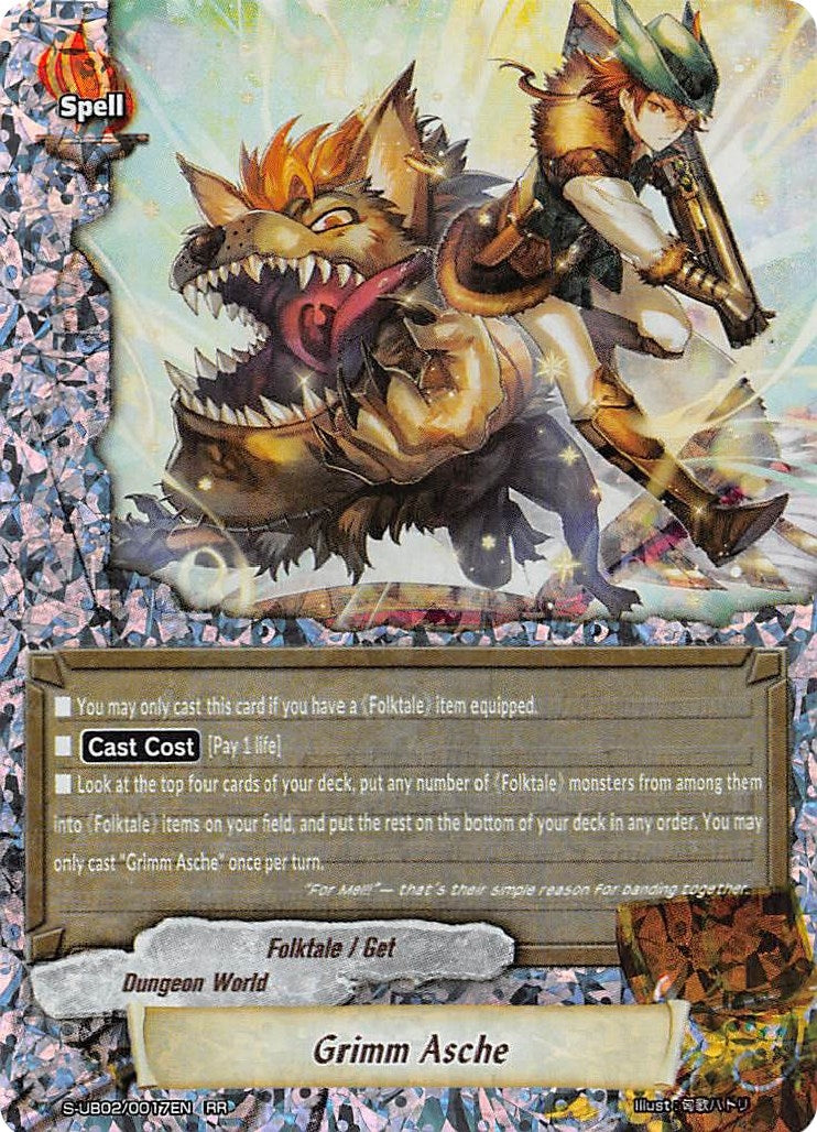 Image for Grimm Asche (S-UB02: Miracle Fighters ~Miko & Mel~) (S-UB02/0017EN) - Future Card BuddyFight