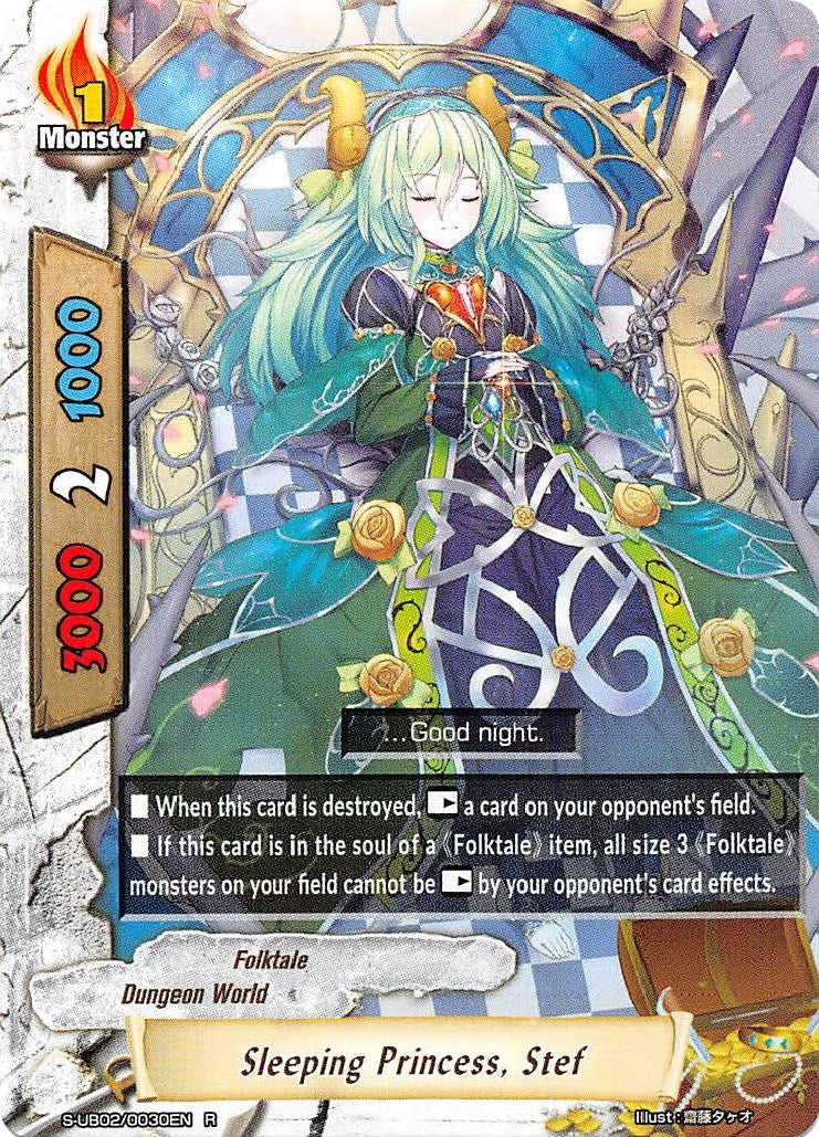 Image for Sleeping Princess, Stef (S-UB02: Miracle Fighters ~Miko & Mel~) (S-UB02/0030EN) - Future Card BuddyFight