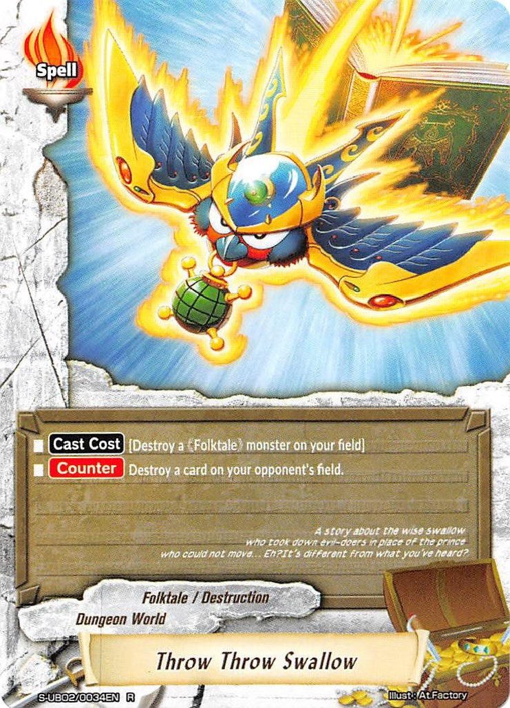 Image for Throw Throw Swallow (S-UB02: Miracle Fighters ~Miko & Mel~) (S-UB02/0034EN) - Future Card BuddyFight