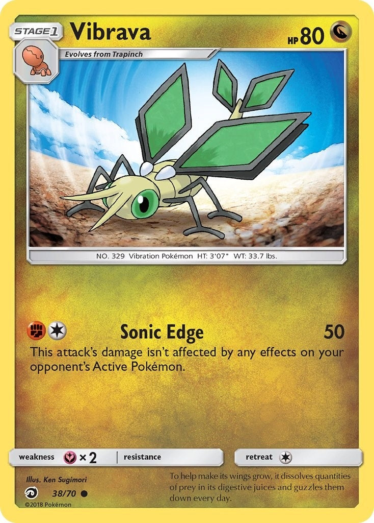 Image for Vibrava (Dragon Majesty) (38/70) - Pokemon