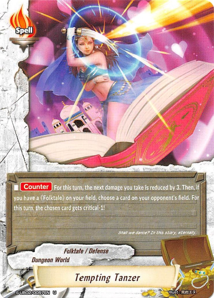 Image for Temptating Tanzer (S-UB02: Miracle Fighters ~Miko & Mel~) (S-UB02/0057EN) - Future Card BuddyFight