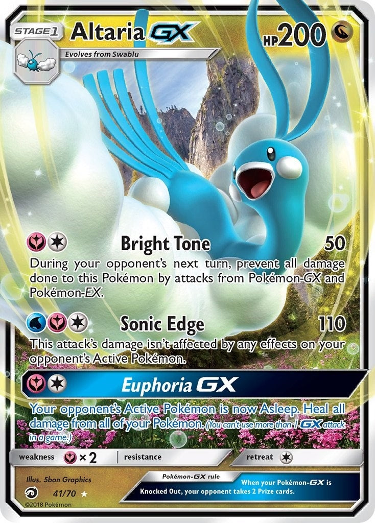 Image for Altaria GX (Dragon Majesty) (41/70) - Pokemon