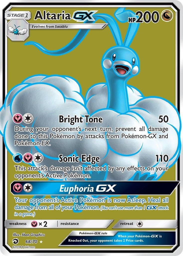 Image for Altaria GX (Full Art) (Dragon Majesty) (68/70) - Pokemon