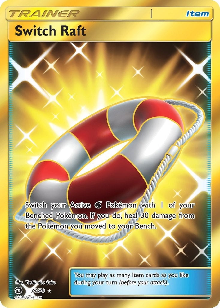 Image for Switch Raft (Secret) (Dragon Majesty) (77/70) - Pokemon
