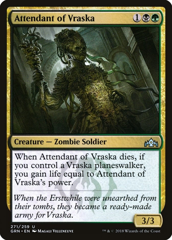 Image for Attendant of Vraska (Guilds of Ravnica) (271) - Magic: The Gathering