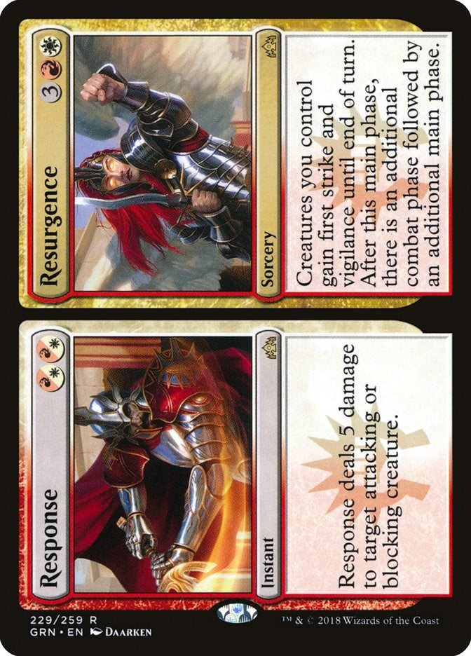 Image for Response // Resurgence (Guilds of Ravnica) (229) - Magic: The Gathering