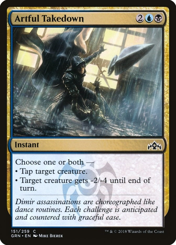 Image for Artful Takedown (Guilds of Ravnica) (151) - Magic: The Gathering