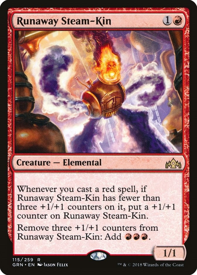 Image for Runaway Steam-Kin (Guilds of Ravnica) (115) - Magic: The Gathering