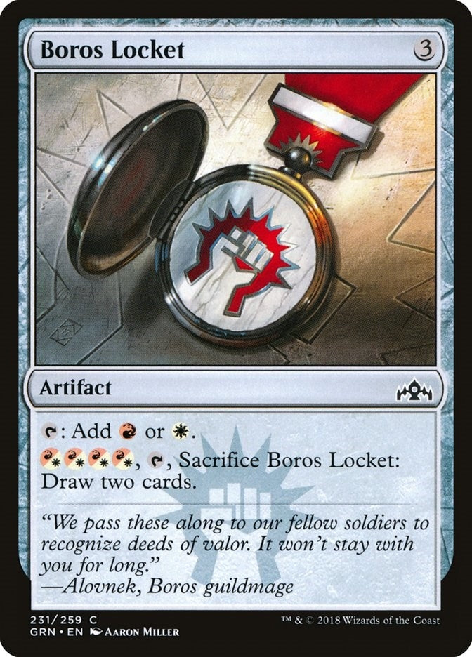 Image for Boros Locket (Guilds of Ravnica) (231) - Magic: The Gathering