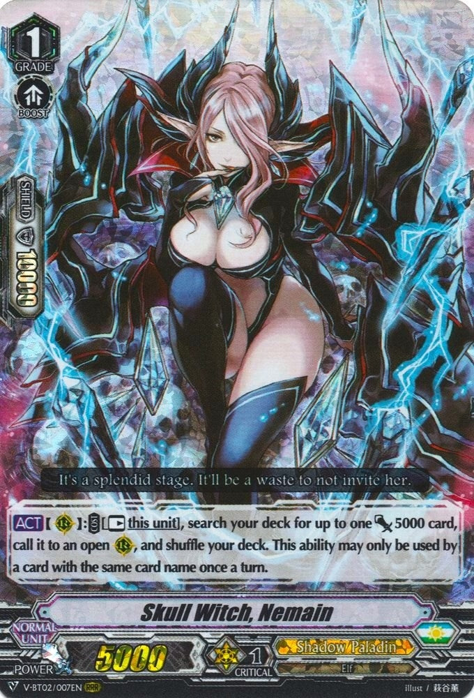 Image for Skull Witch, Nemain (V-BT02 : Strongest! Team AL4) (V-BT02/007EN) - Cardfight Vanguard