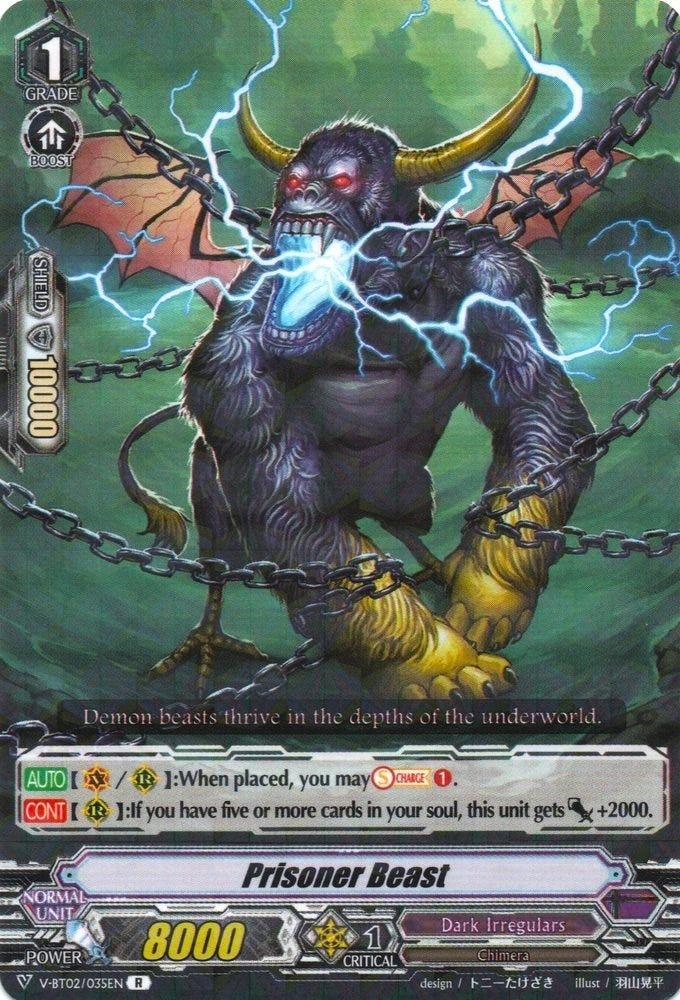Image for Prisoner Beast (V-BT02 : Strongest! Team AL4) (V-BT02/035EN) - Cardfight Vanguard