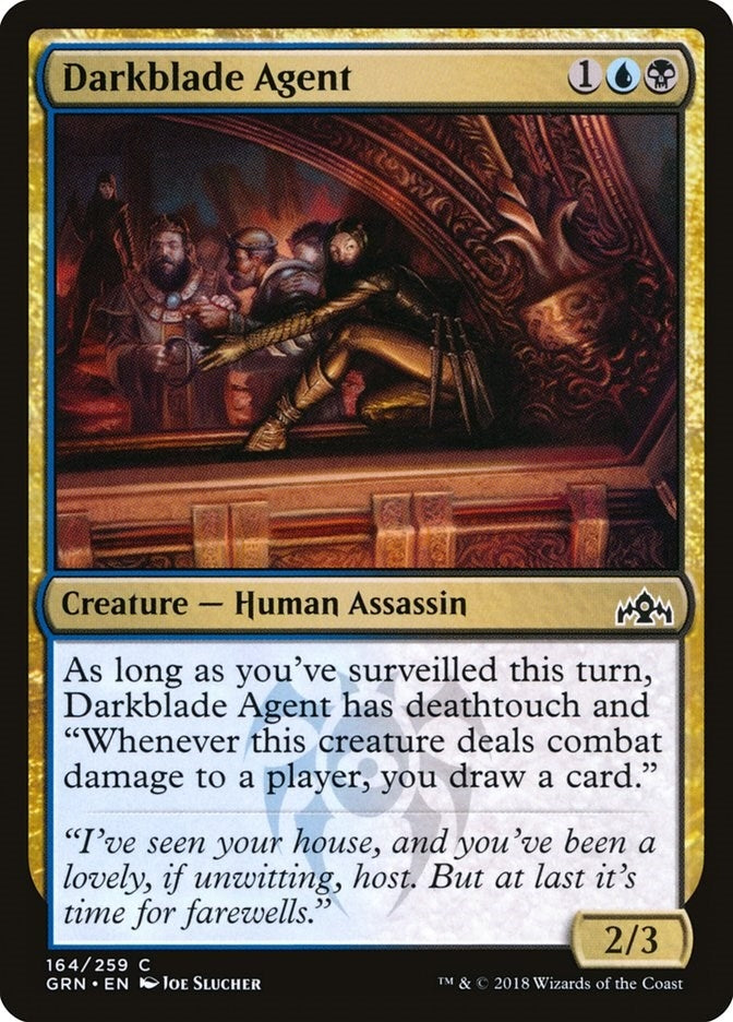 Image for Darkblade Agent (Guilds of Ravnica) (164) - Magic: The Gathering