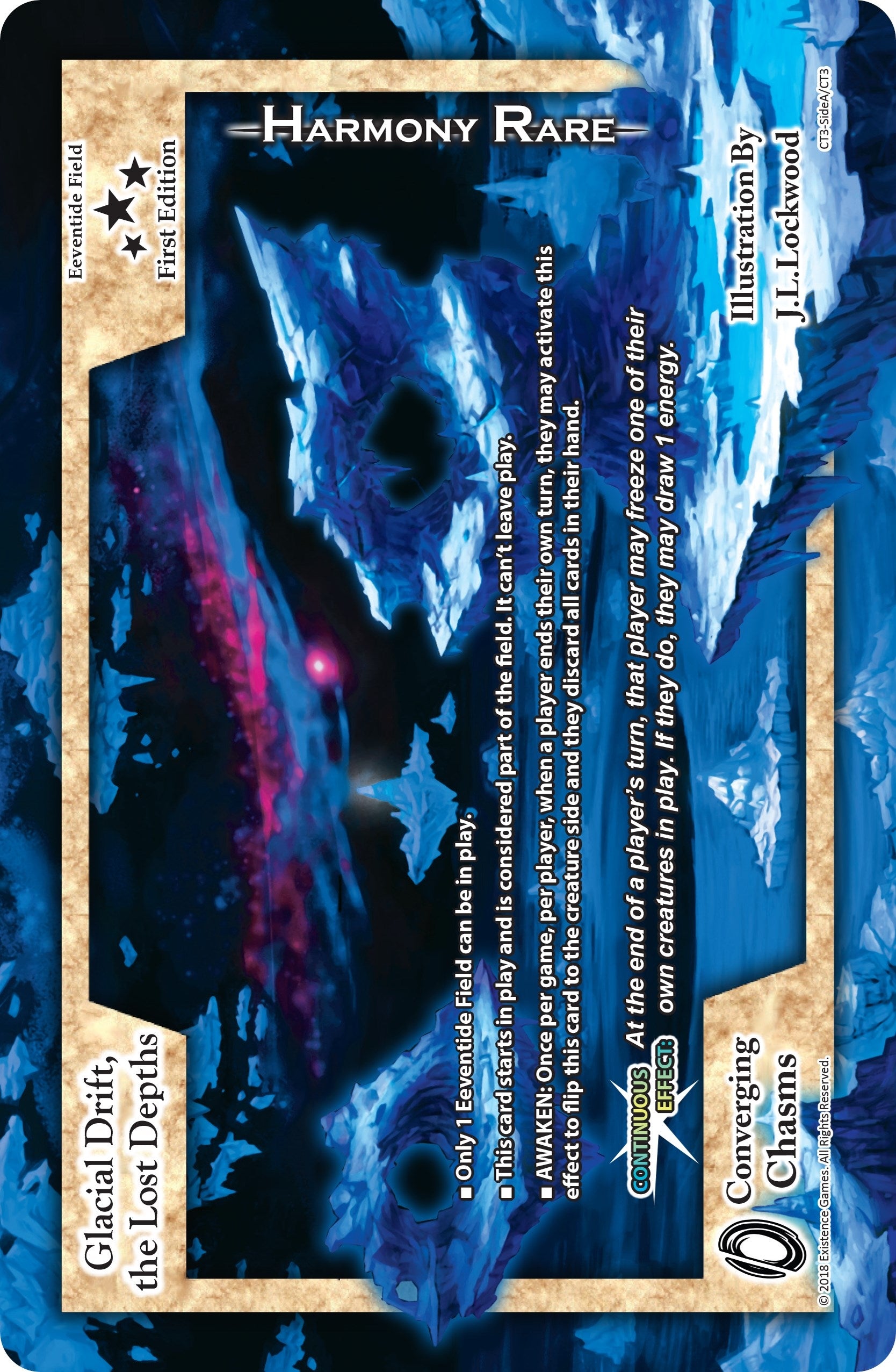 Image for Glacial Drift, the Lost Depths // Abyssal Ridge Eeventide's Gallows (Converging Chasms) (CT3) - Exodus TCG