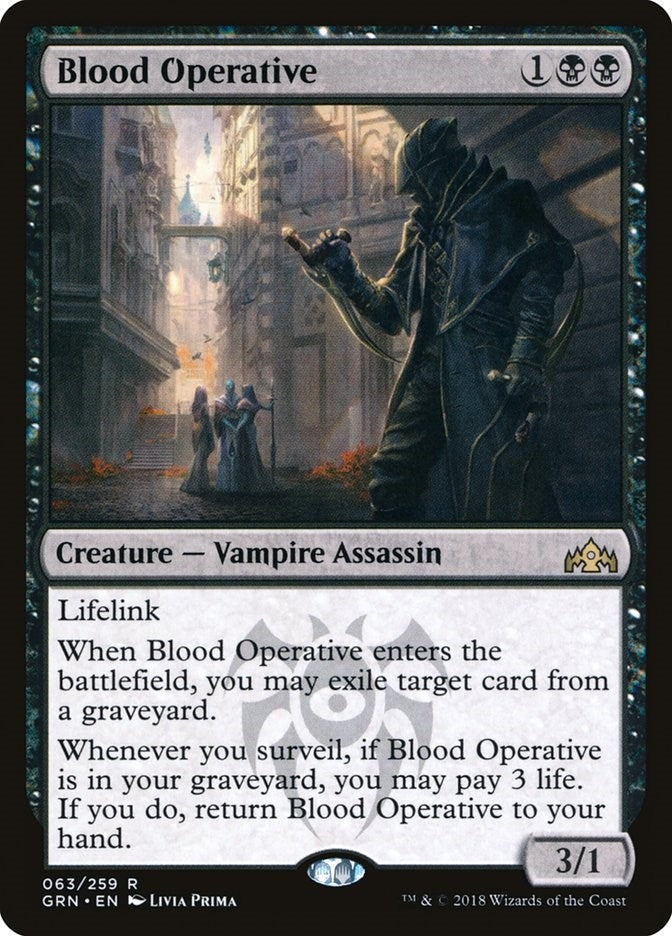 Image for Blood Operative (Guilds of Ravnica) (63) - Magic: The Gathering