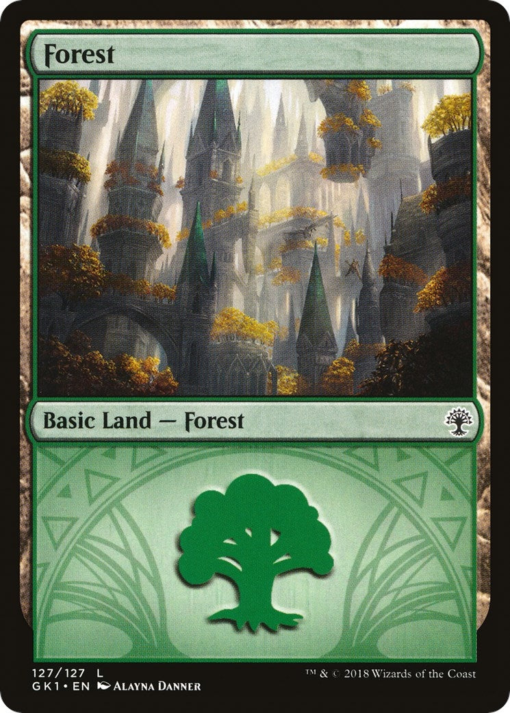 Image for Forest (127) (Guilds of Ravnica: Guild Kits) (127) - Magic: The Gathering