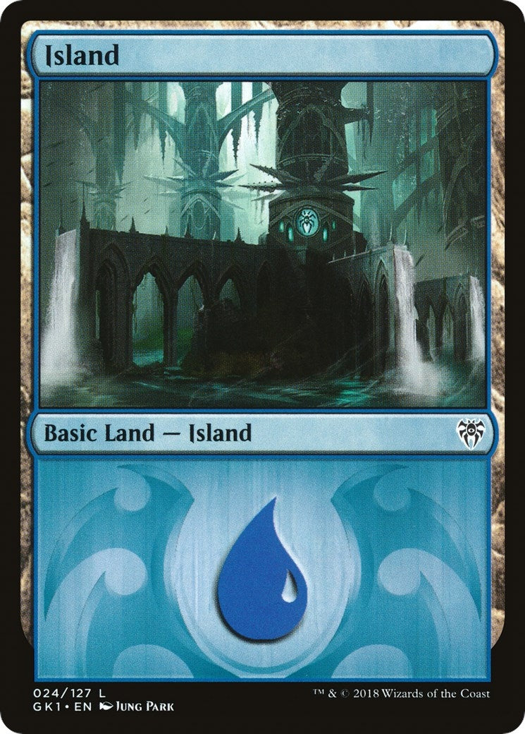 Image for Island (024) (Guilds of Ravnica: Guild Kits) (24) - Magic: The Gathering