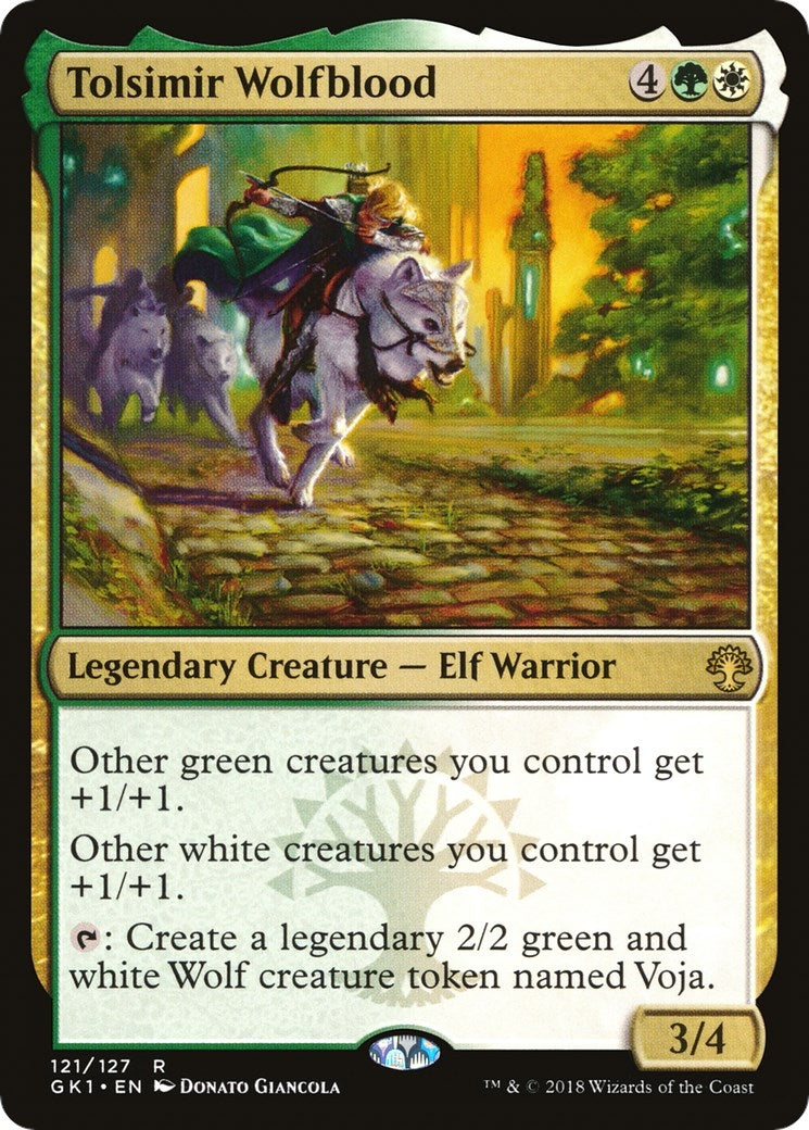 Image for Tolsimir Wolfblood (Guilds of Ravnica: Guild Kits) (121) - Magic: The Gathering