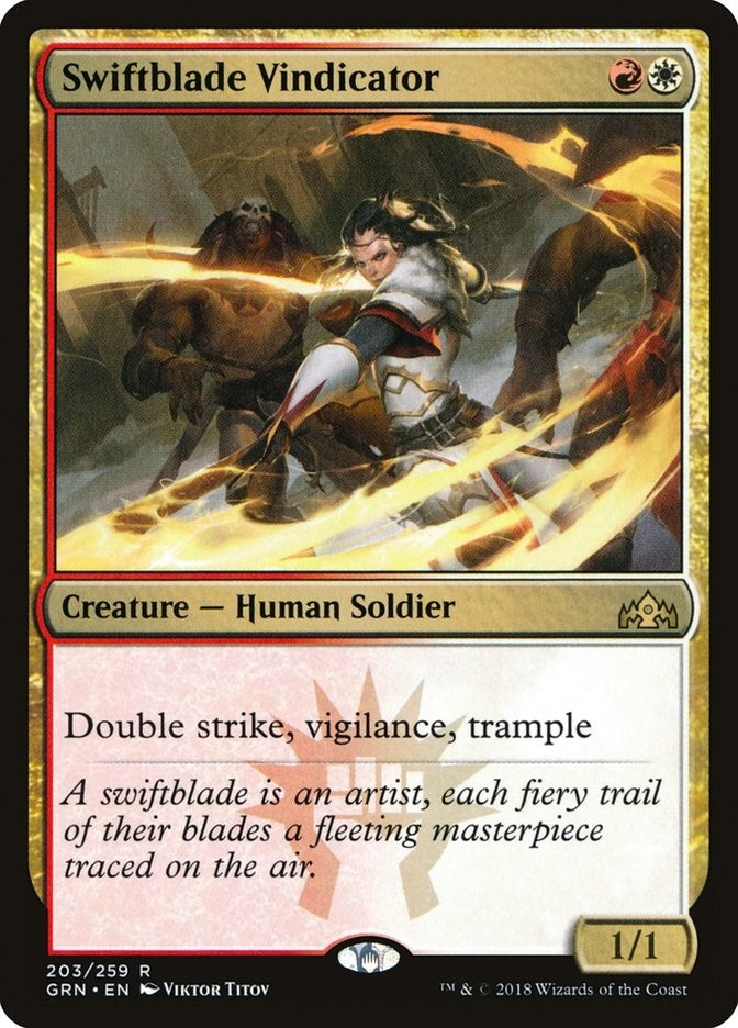 Image for Swiftblade Vindicator (Guilds of Ravnica) (203) - Magic: The Gathering