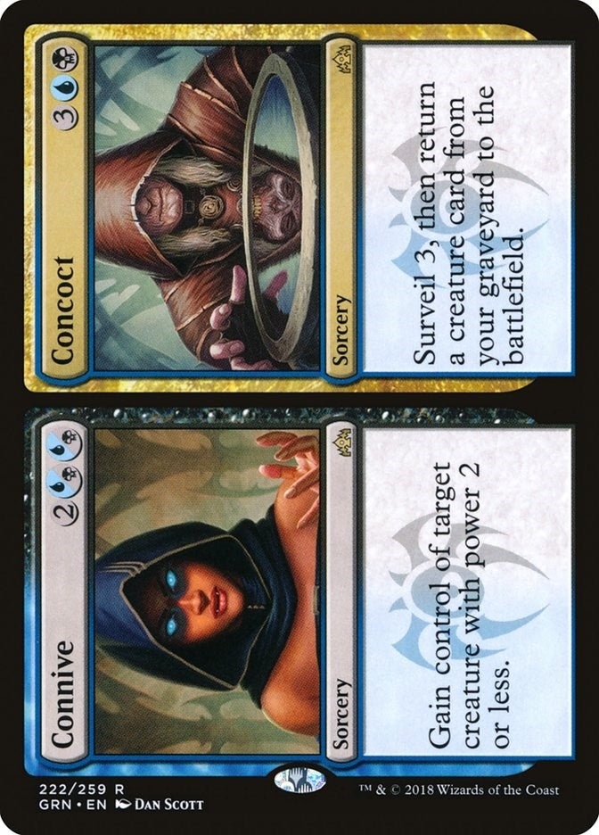 Image for Connive // Concoct (Guilds of Ravnica) (222) - Magic: The Gathering