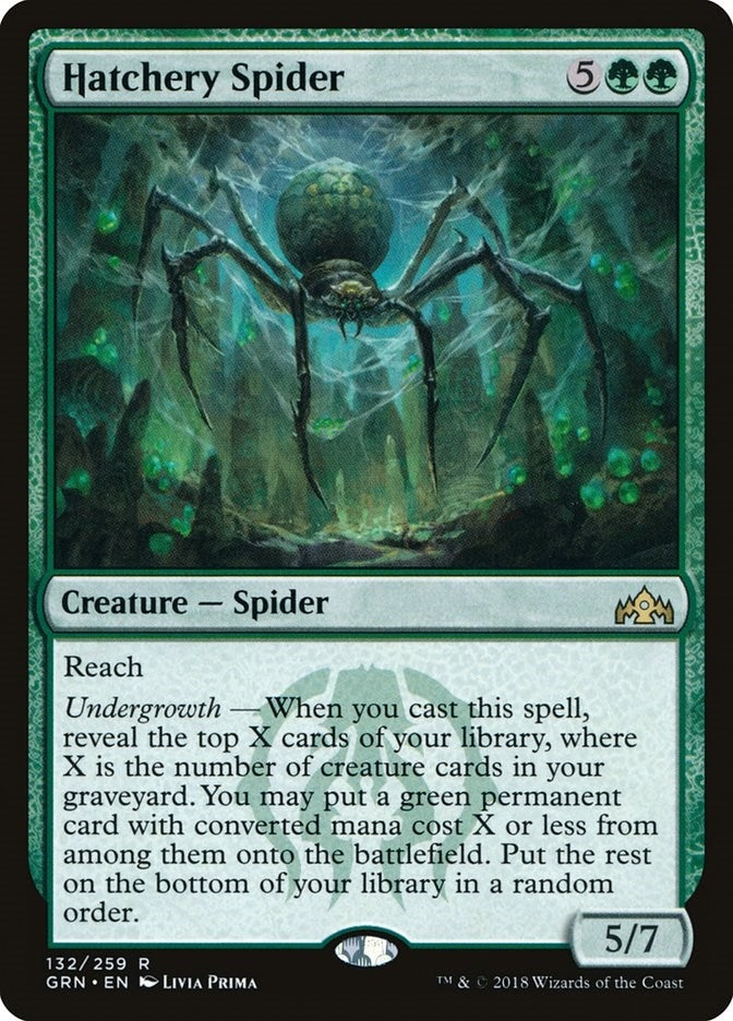 Image for Hatchery Spider (Guilds of Ravnica) (132) - Magic: The Gathering