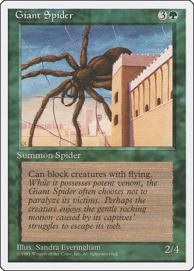 Image for Giant Spider (Fourth Edition) - Magic: The Gathering