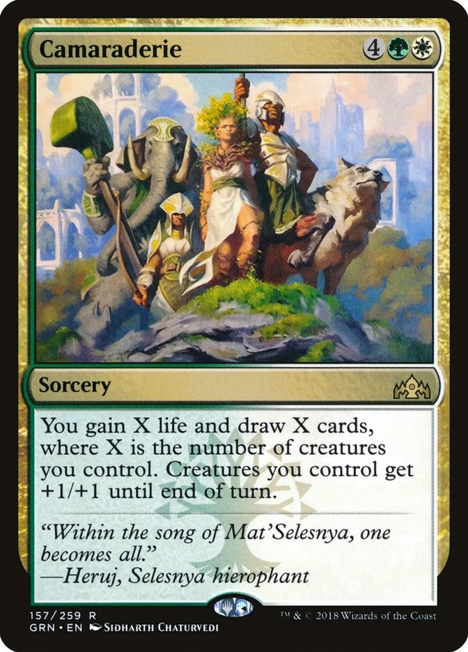 Image for Camaraderie (Guilds of Ravnica) (157) - Magic: The Gathering