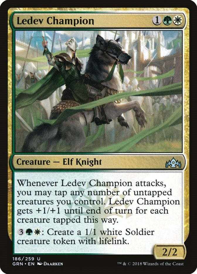 Image for Ledev Champion (Guilds of Ravnica) (186) - Magic: The Gathering