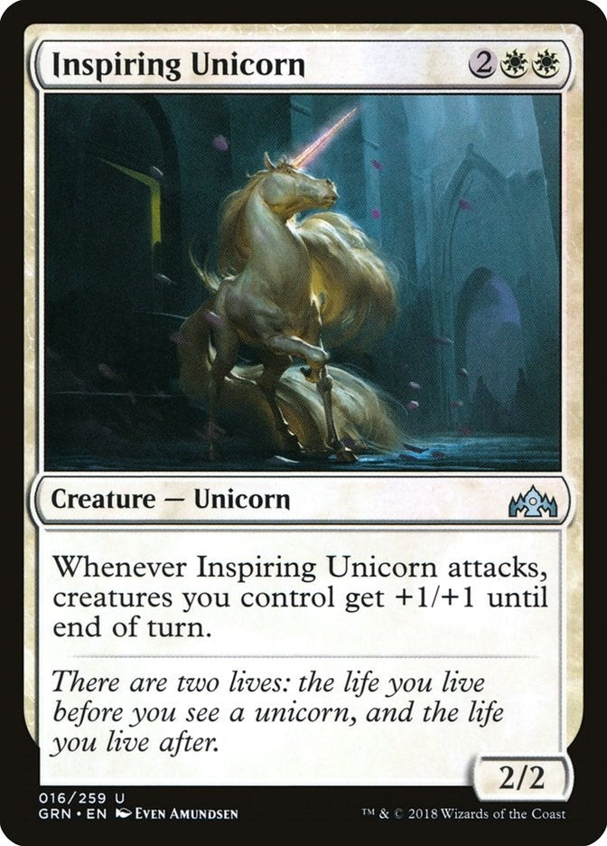 Image for Inspiring Unicorn (Guilds of Ravnica) (16) - Magic: The Gathering
