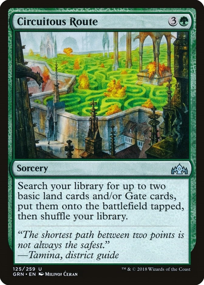 Image for Circuitous Route (Guilds of Ravnica) (125) - Magic: The Gathering