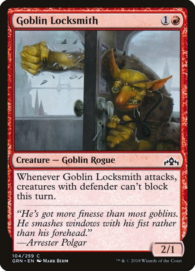 Image for Goblin Locksmith (Guilds of Ravnica) (104) - Magic: The Gathering